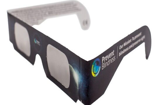 Prevent Blindness solar eclipse glasses