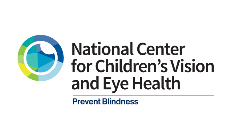 Logo for the National Center for Children's Vision and Eye Health by Prevent Blindness.