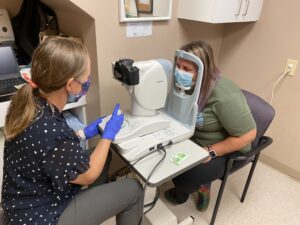 Wendy screening an adult safely