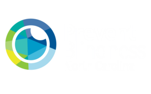 Prevent Blindness North Carolina logo - white